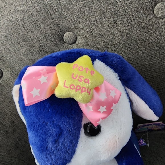Navy Blue Pote Usa Loppy Plushy - Picture 3 of 4